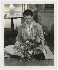 3y437 ICE FOLLIES OF 1939 8x10 still '39 crazed young James Stewart stymied by complicated toy!