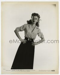 3y442 IDA LUPINO 8x10.25 still '49 full-length standing with hands on hips from Lust For Gold!