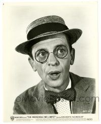 3y449 INCREDIBLE MR. LIMPET 8x10.25 still '64 c/u of Don Knotts, who turns into an animated fish!