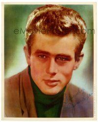 3y027 JAMES DEAN color 8x10 still '50s incredible close portrait of the legendary actor!