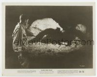 3y529 KILLERS FROM SPACE 8x10.25 still '54 great fx image of Peter Graves & giant spider monster!