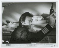 3y595 MAGNUM FORCE 8.25x10 still '74 Clint Eastwood as Dirty Harry preventing airplane hijack!