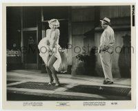 3y616 MARILYN 8x10 still '63 classic skirt blowing scene with sexy Monroe in 7 Year Itch!
