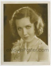 3y633 MARY BRIAN 8x10.25 still '20s pretty head & shoulders portrait in cool jeweled gown!