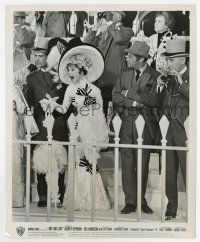 3y657 MY FAIR LADY 8.25x10 still '64 Audrey Hepburn rooting for her horse at the races!
