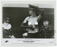 3y684 NIGHT PORTER 8.25x10.25 still '74 topless Charlotte Rampling entertains Nazi officers!