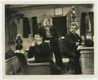 3y703 OUR RELATIONS 8.25x10 still '36 Stan Laurel, Oliver Hardy & Sidney Toler watch cute monkey!
