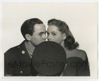 3y754 RATIONING deluxe 8x10 still '44 Tommy Batten & Dorothy Morris by Clarence Sinclair Bull!