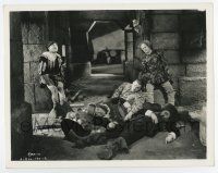 3y762 RESTLESS KNIGHTS 8x10.25 still '35 The Three Stooges dazed after fight with Musketeers!