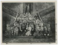 3y795 ROYAL BED candid 8x10.25 still '31 Mary Astor & Lowell Sherman portrait with cast & crew!