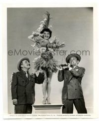 3y809 SEE MY LAWYER candid 8.25x10 still '44 Grace McDonald w/ Scales of Justice by Olsen & Johnson!