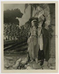 3y845 SON OF THE SHEIK deluxe 8x10 still '26 wonderful portrait of Rudolph Valentino & Vilma Banky!