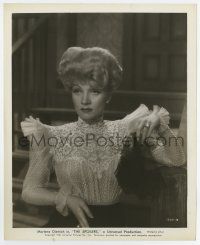 3y861 SPOILERS 8.25x10 still '42 wonderful close up of Marlene Dietrich in elaborate lace blouse!