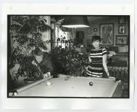 3y873 STEVE McQUEEN 8x10 key book still '63 playing pool w/wife, Life Magazine File Copy by Gunther