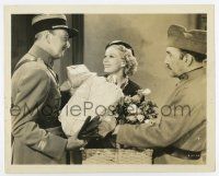 3y900 SUZY 8x10 still '36 smiling Jean Harlow receives many gifts from officer!