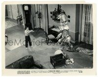 3y929 TOBOR THE GREAT 8x10.25 still '54 Billy Chapin tries to fend off funky robot with toy weapon!