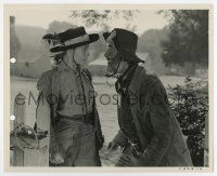 3y993 YOUNG BILL HICKOK 8.25x10 still '40 great close up of excited Gabby Hayes & Sally Payne!