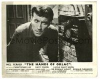 3y393 HANDS OF ORLAC English FOH LC '61 close up of Christopher Lee by cool radio!
