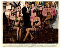 3y030 MURDERERS' ROW color English FOH LC '66 Dean Martin as Matt Helm posing with sexy Slaygirls!