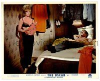 3y031 OSCAR color English FOH LC '66 Stephen Boyd on bed stares at barely dressed Jill St. John!