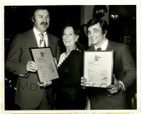 3y357 GENE HACKMAN/PETER FALK/PAULETTE GODDARD 8x10 news photo '72 New York Film Critics awards!