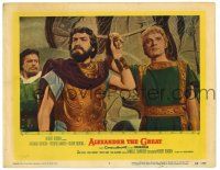 3z517 ALEXANDER THE GREAT LC #7 '56 Richard Burton, Frederic March as Philip of Macedonia!