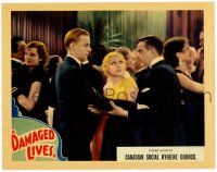 3z605 DAMAGED LIVES LC '37 Edgar Ulmer VD classic, men at dance fight over beautiful blonde!
