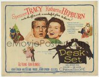 3z250 DESK SET TC '57 Spencer Tracy & Katharine Hepburn make the office a wonderful place!