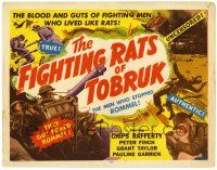 3z265 FIGHTING RATS OF TOBRUK TC '52 Chips Rafferty & the Australian men who stopped Rommel!