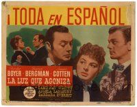 3z279 GASLIGHT Spanish/U.S. TC '44 Charles Boyer, Ingrid Bergman, Joseph Cotten, George Cukor!