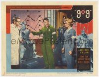 3z095 GOG LC #5 '54 Herbert Marshall, Richard Egan & Constance Dowling w/Frankensteins of steel!