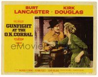 3z672 GUNFIGHT AT THE O.K. CORRAL LC #8 '57 Burt Lancaster & sexy Rhonda Fleming, John Sturges!