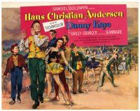 3z292 HANS CHRISTIAN ANDERSEN TC '53 art of Danny Kaye playing w/invisible flute w/story characters