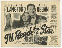 3z303 HIT PARADE TC R50 Frances Langford and Phil Regan, I'll Reach for a Star!