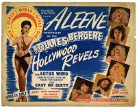 3z304 HOLLYWOOD REVELS TC '46 sexy Aleene, exotic Lotus Wing, burlesque documentary!