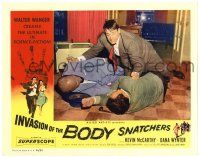 3z014 INVASION OF THE BODY SNATCHERS LC '56 Kevin McCarthy injecting Larry Gates & King Donovan!