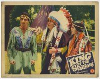 3z716 KING OF THE STALLIONS LC '42 Rick Vallin dressed as Native American with Indian Chief!