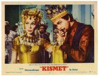 3z717 KISMET LC #3 '56 Howard Keel & Dolores Gray in wild outfit find dangerous romance!
