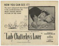 3z333 LADY CHATTERLEY'S LOVER TC '57 pretty Danielle Darrieux & Erno Crisa!