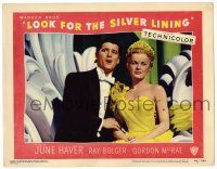 3z745 LOOK FOR THE SILVER LINING LC #8 '49 gorgeous June Haver with singing Gordon MacRae!
