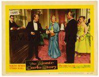 3z787 MONTE CARLO STORY LC #6 '57 Marlene Dietrich, Vittorio De Sica & Arthur O'Connell in casino!