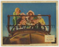 3z791 MR. SKITCH LC '33 Will Rogers driving Zasu Pitts & pretty Rochelle Hudson with kids!