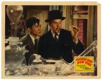 3z793 MURDER OVER NEW YORK LC '40 c/u of Sen Yung as No. 2 son with Sidney Toler as Charlie Chan
