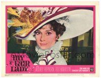3z798 MY FAIR LADY LC #1 '64 best close up of beautiful Audrey Hepburn in her famous dress!