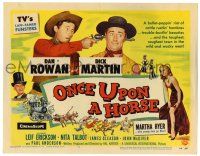 3z374 ONCE UPON A HORSE TC '58 Rowan & Martin, TV's laff-famed funsters, sexy Martha Hyer!