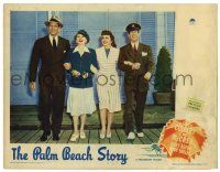 3z825 PALM BEACH STORY LC '42 Preston Sturges, Claudette Colbert, Joel McCrea, Mary Astor, Vallee!