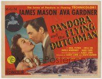 3z378 PANDORA & THE FLYING DUTCHMAN TC '51 romantic c/u of James Mason & sexy Ava Gardner!