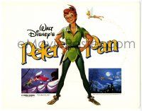 3z381 PETER PAN TC R82 Walt Disney animated cartoon fantasy classic, great full-length art!