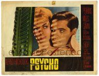 3z003 PSYCHO LC #1 '60 great close image of Janet Leigh & John Gavin by window with shadows!
