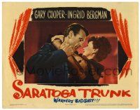 3z869 SARATOGA TRUNK LC '45 c/u of Ingrid Bergman with her arms around Gary Cooper's neck!